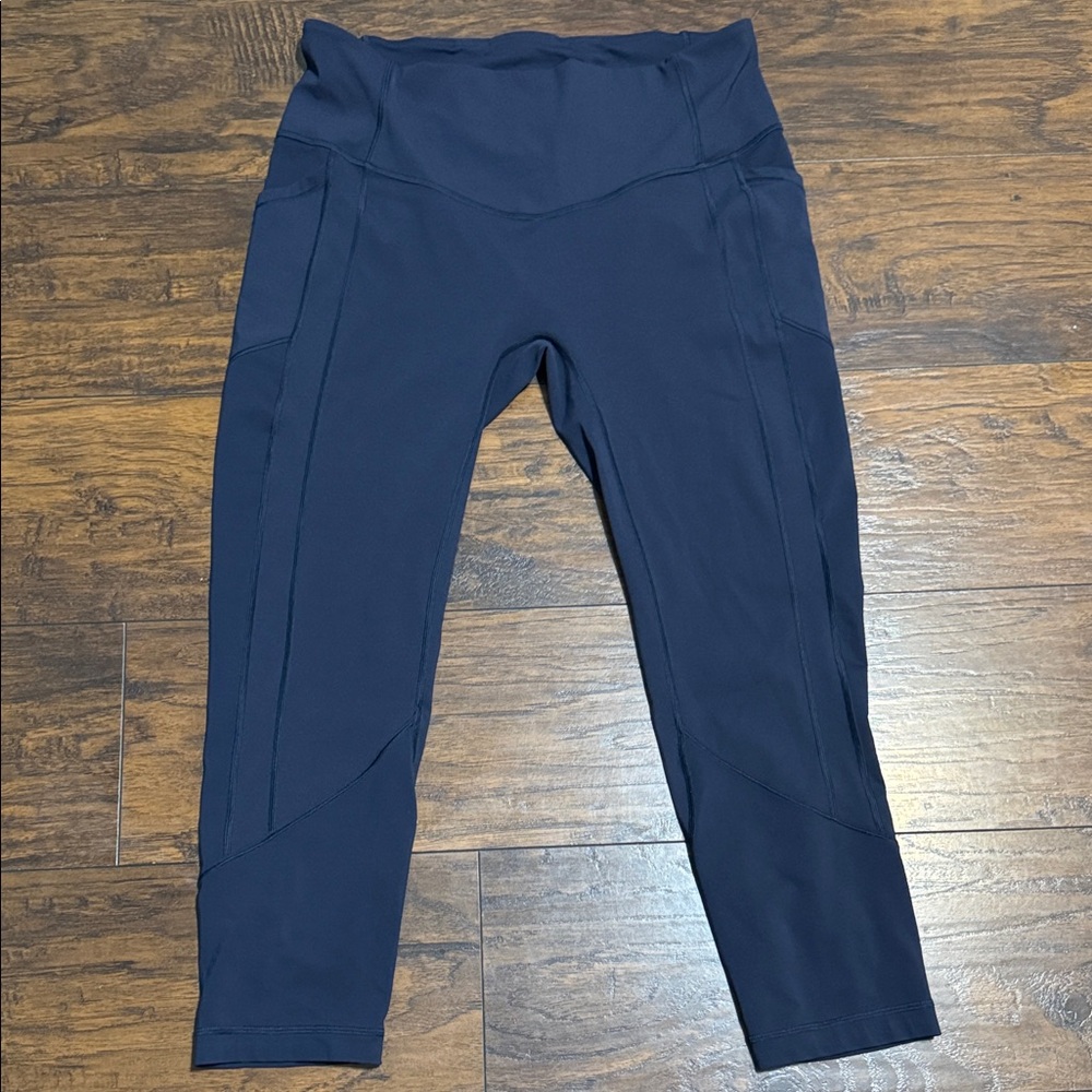 Lululemon All The Right Places Crop II 23” – Women’s Size 12 – Dark Blue